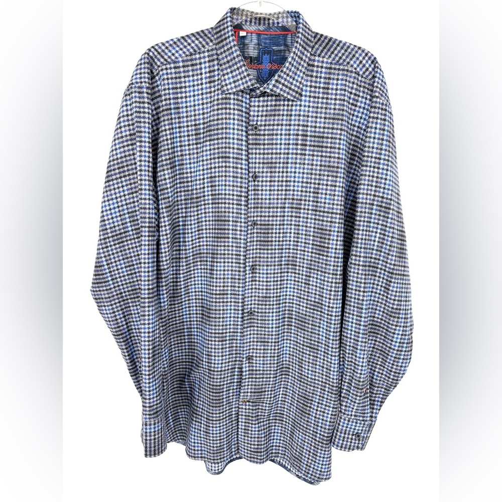 Luchiano Visconti Long‎ Sleeve Button Down Shirt
Size XLT
